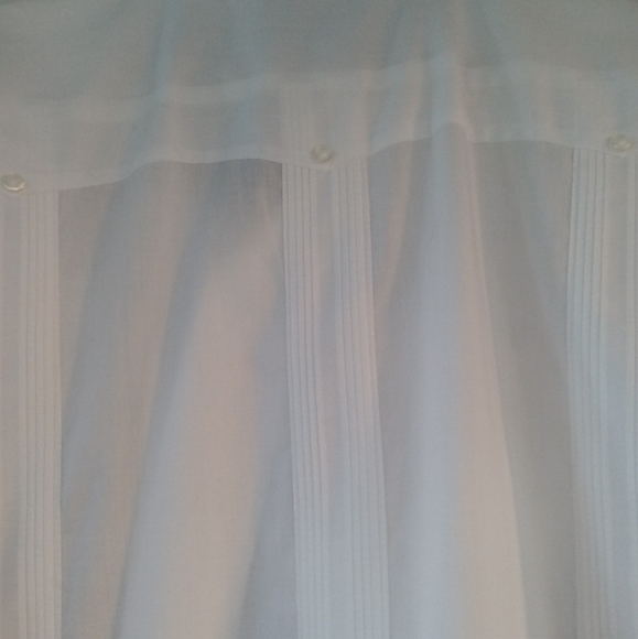 Men's Sobrino Embroidered Button Up White Dress Shirt Size XXL - Picture 5 of 7